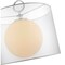 Z-Lite Arosia 1 Light Pendant, Chrome & While 194-20W-C - alternate 3